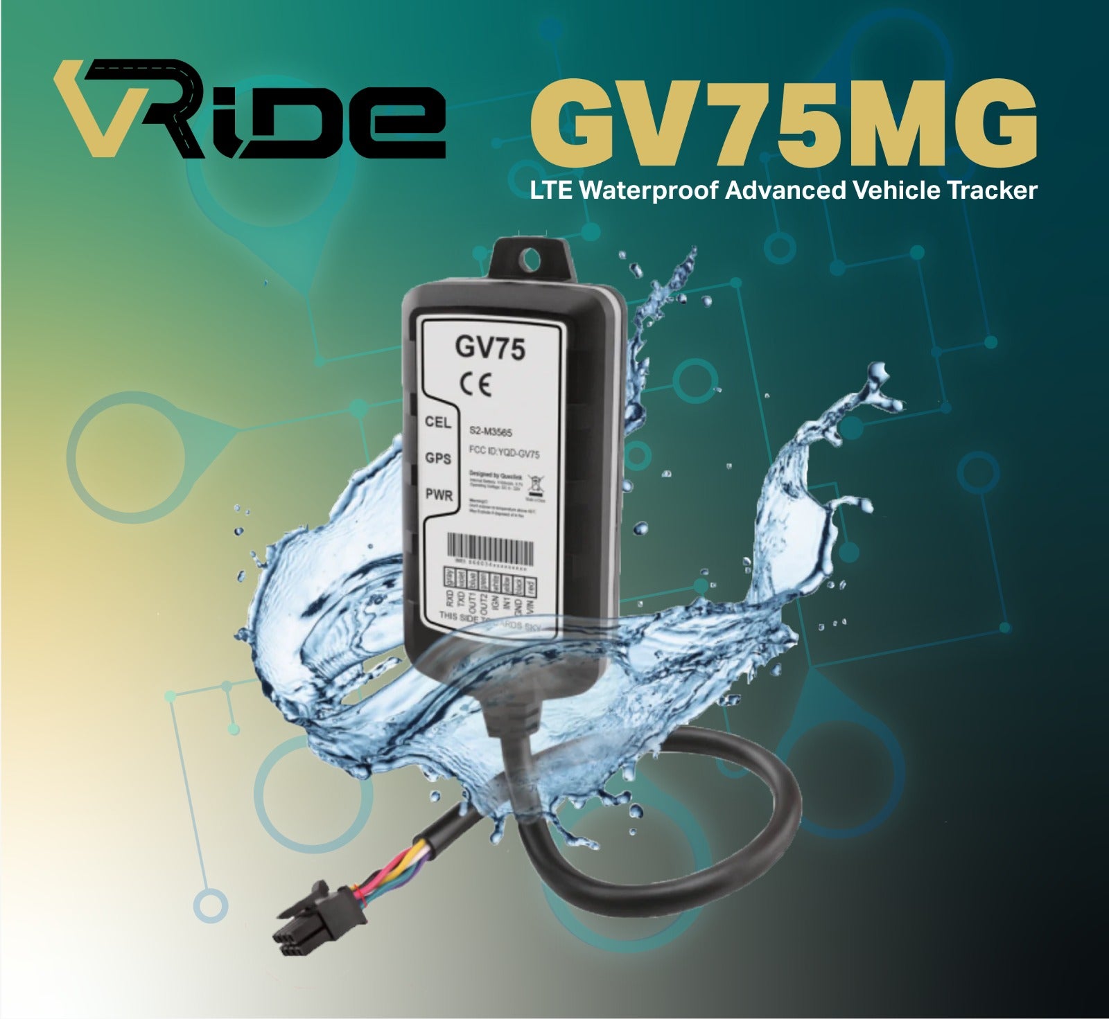 GPS Tracker GV75MG Waterproof